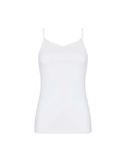 Femilet Basic Lace Hemd Katoen Kant - Wit