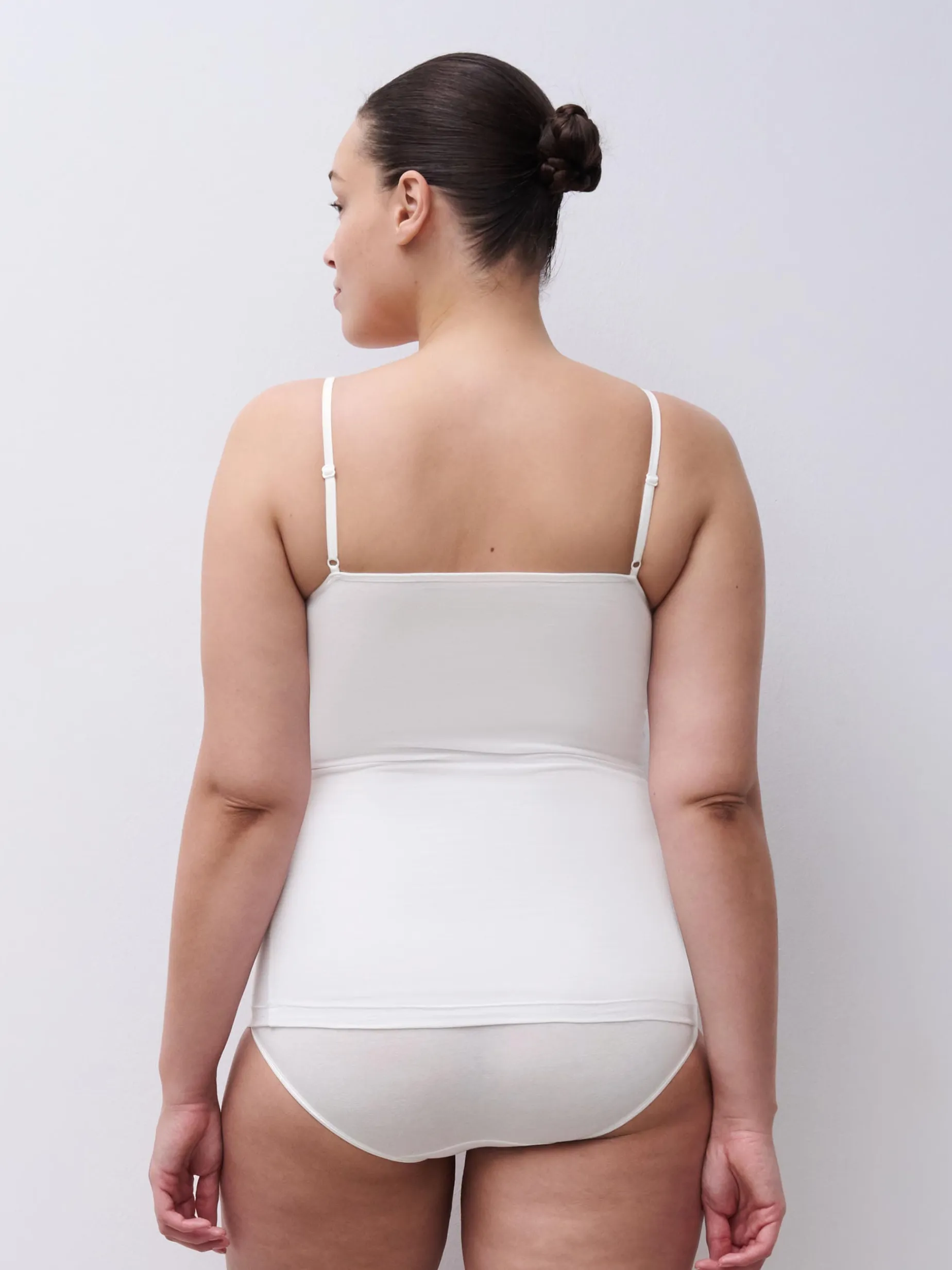Femilet Basic Lace Hoge Taille Slip Katoen - Wit