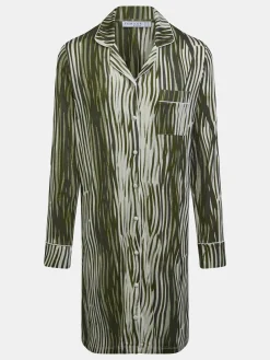 Femilet DAISY Nachthemd lange mouw - Green Lines