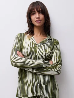 Femilet DAISY Top lange mouw - Green Lines