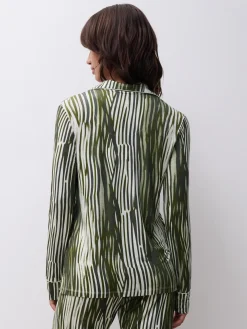 Femilet DAISY Top lange mouw - Green Lines