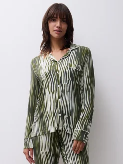 Femilet DAISY Top lange mouw - Green Lines