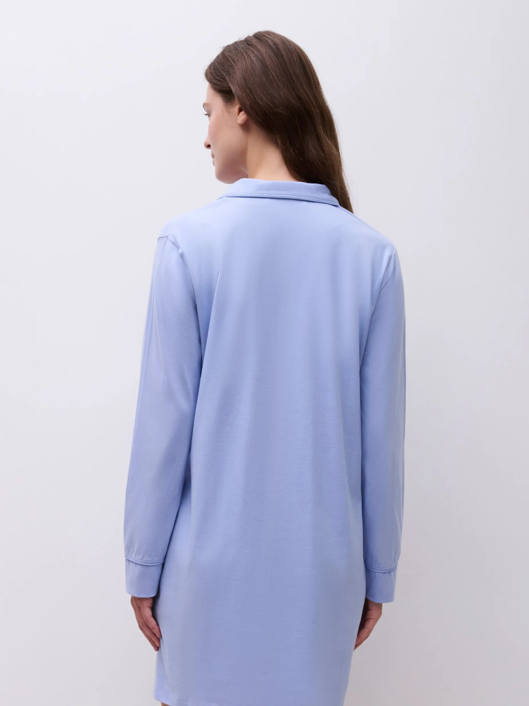 Femilet DELILAH Nachthemd lange mouw - Lilac Blue