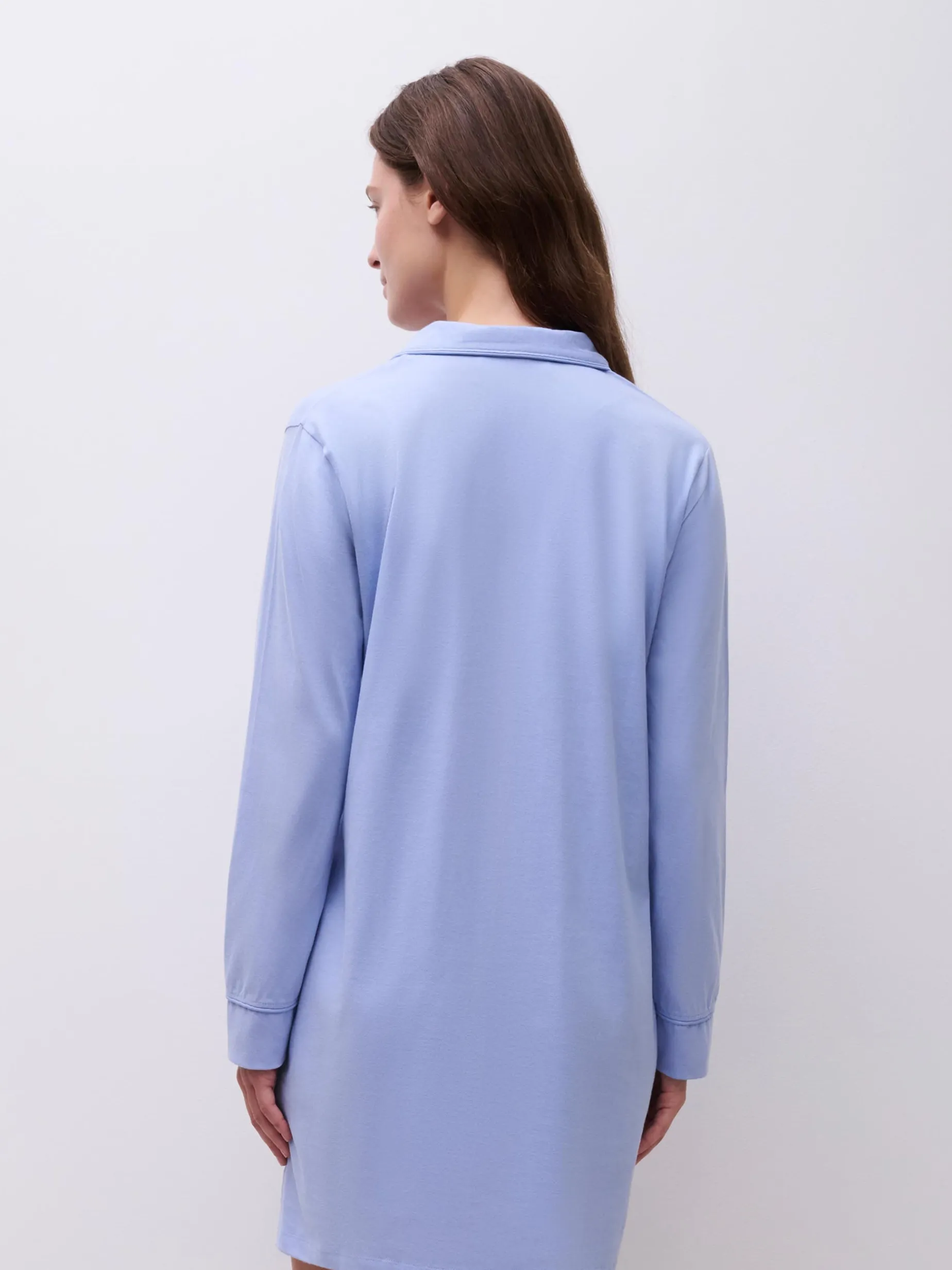 Femilet DELILAH Nachthemd lange mouw - Lilac Blue