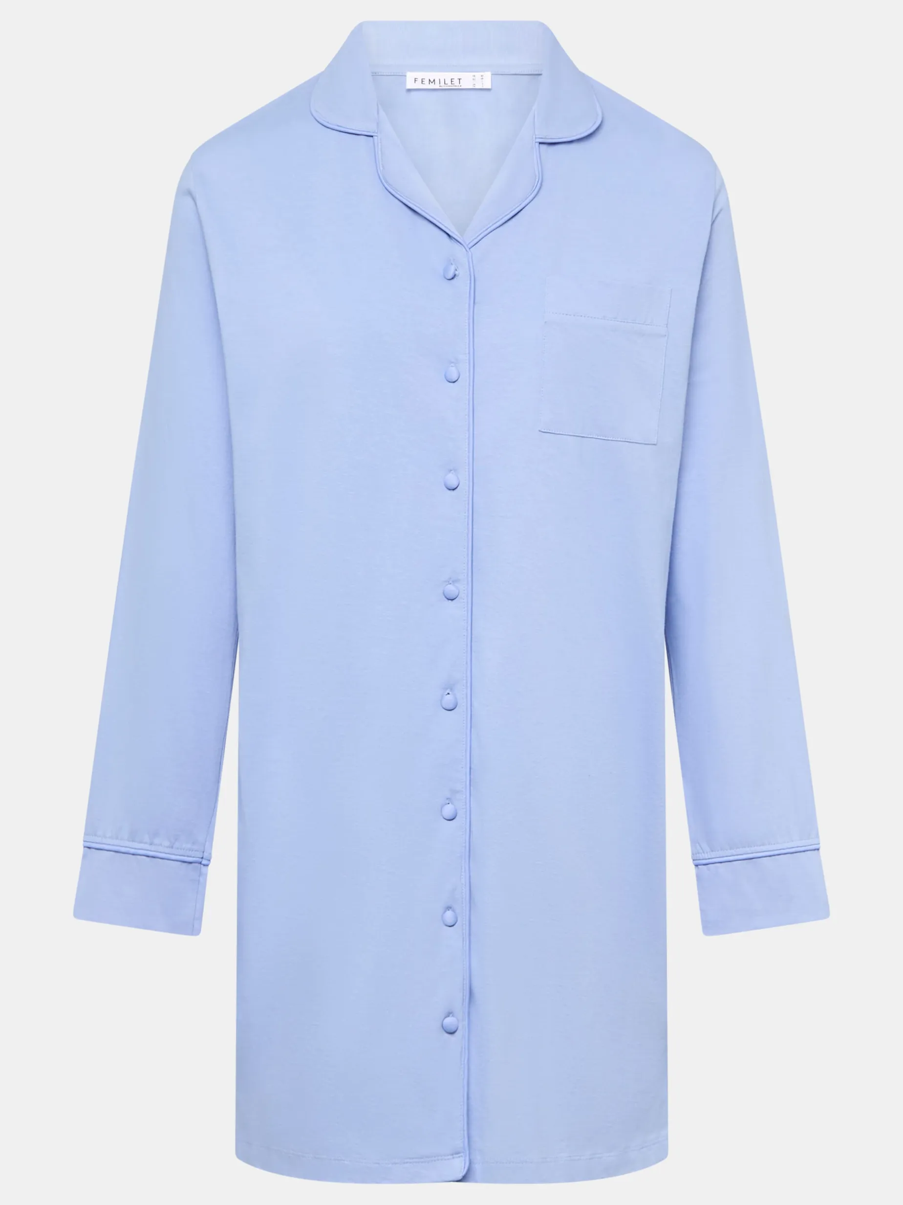 Femilet DELILAH Nachthemd lange mouw - Lilac Blue