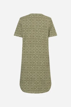 Femilet ELLIE Nachthemd korte mouw - Green Curves