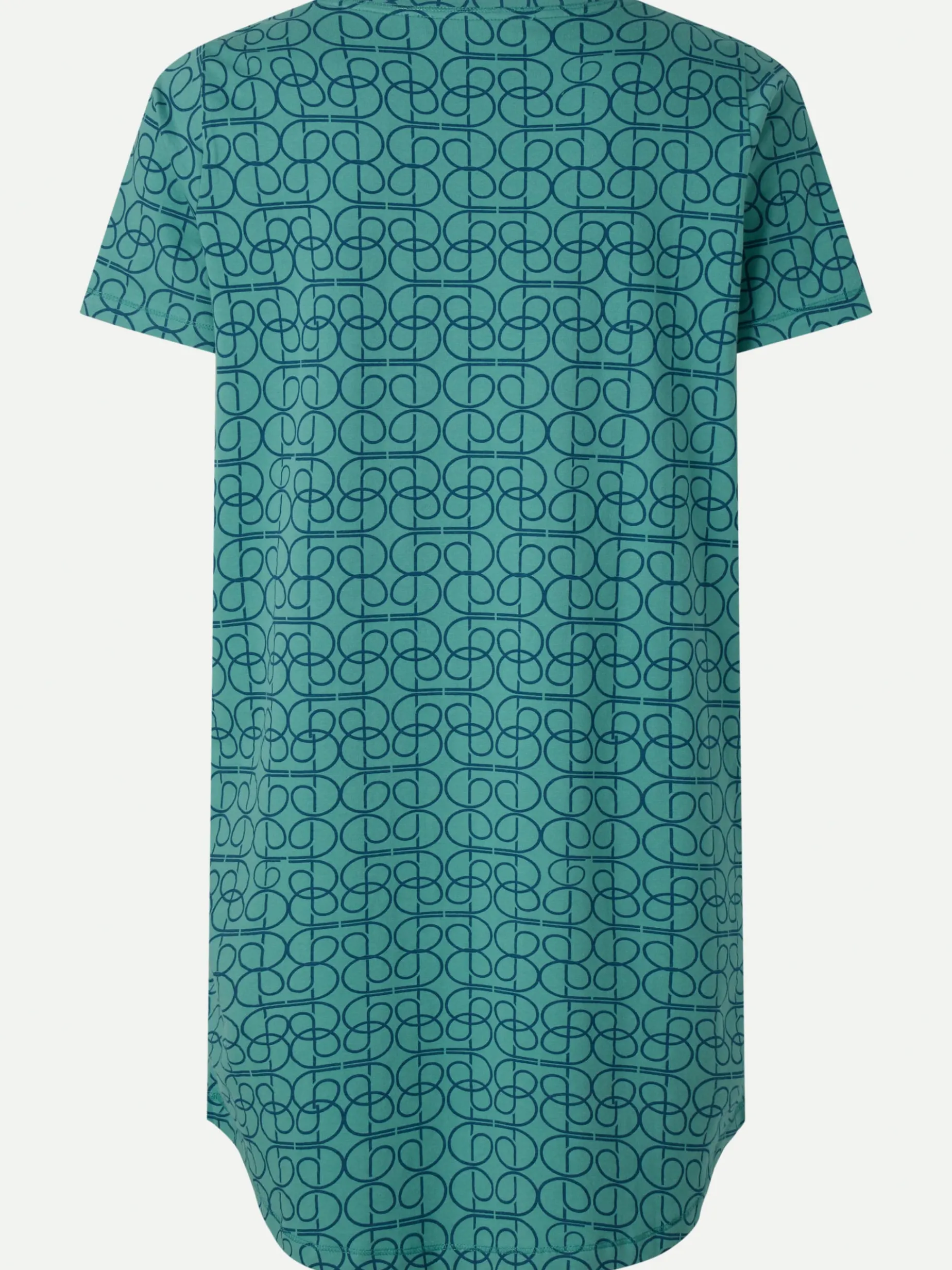 Femilet ELLIE Nachthemd korte mouw - Blue Arabesque