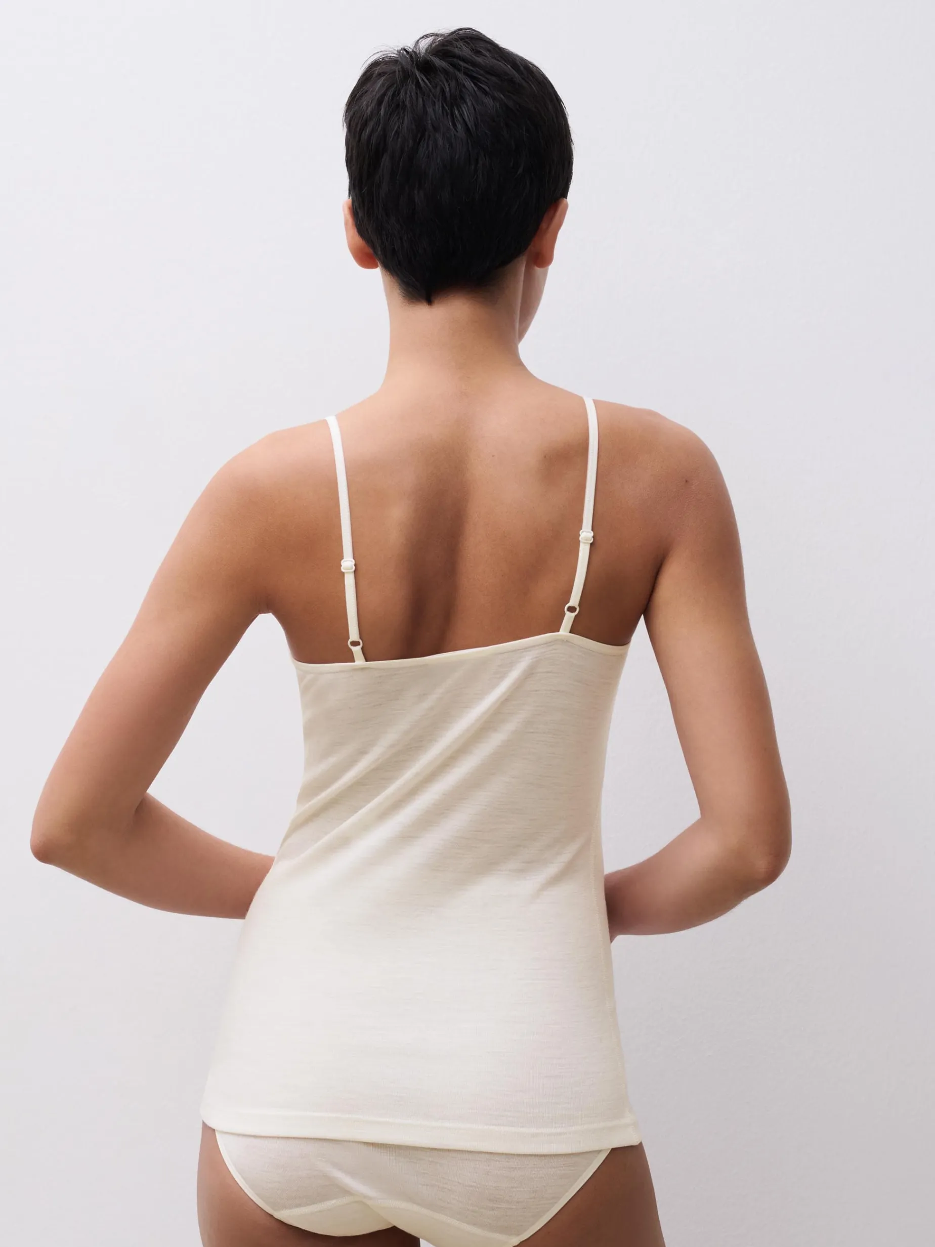 Femilet Juliana Singlet - 100% Merino wol - Ivoor