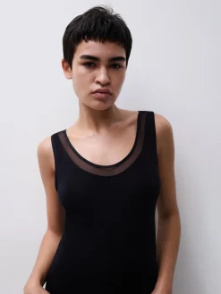 Femilet Juliana Singlet - 100% Merino wol - Zwart