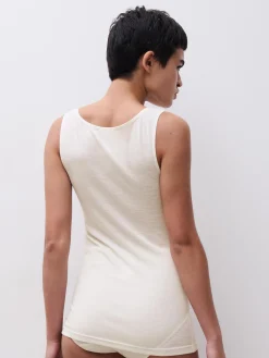 Femilet Juliana Singlet - 100% Merino wol - Ivoor