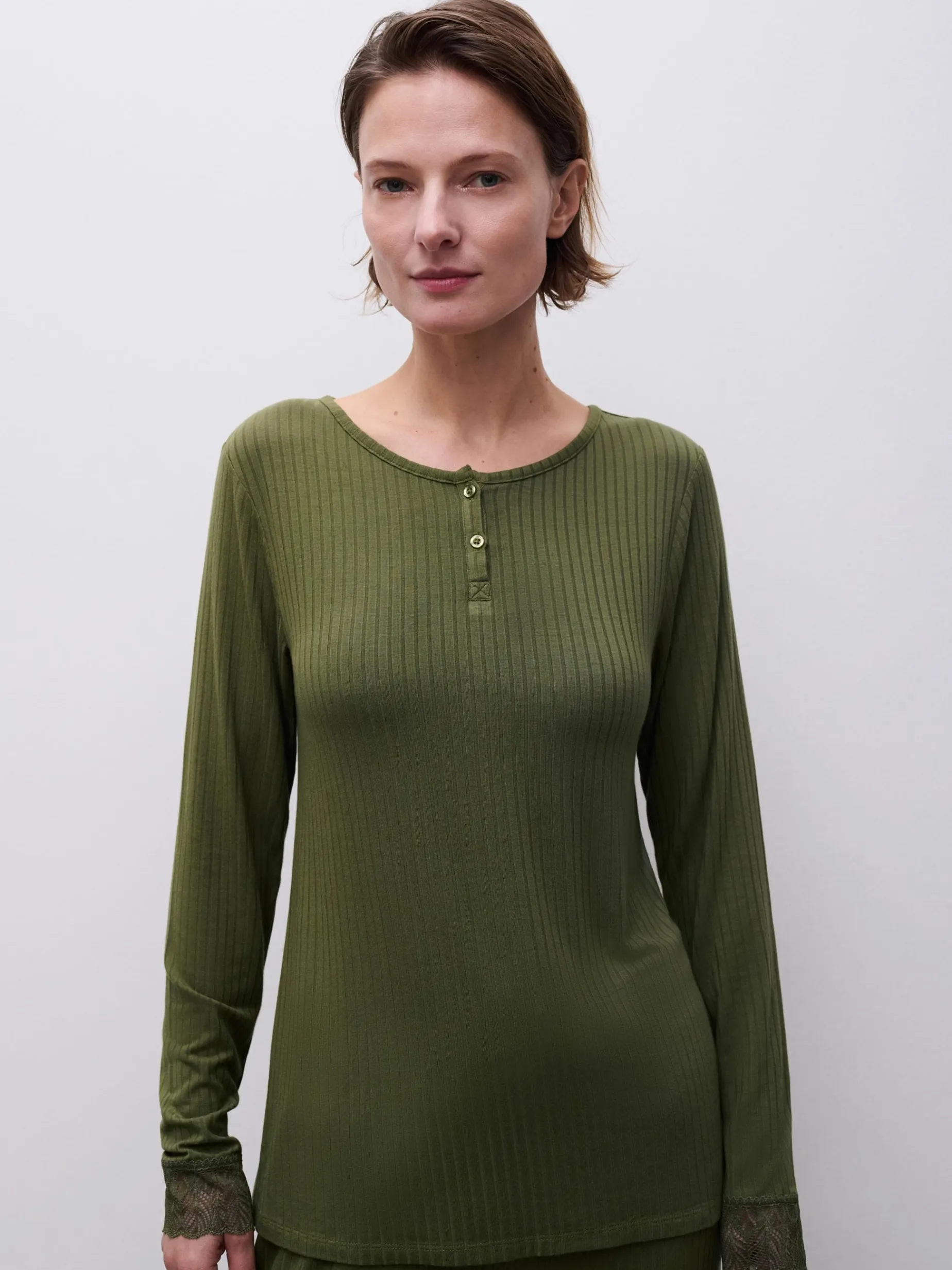 Femilet LAUREL Top lange mouw - Winter Moss