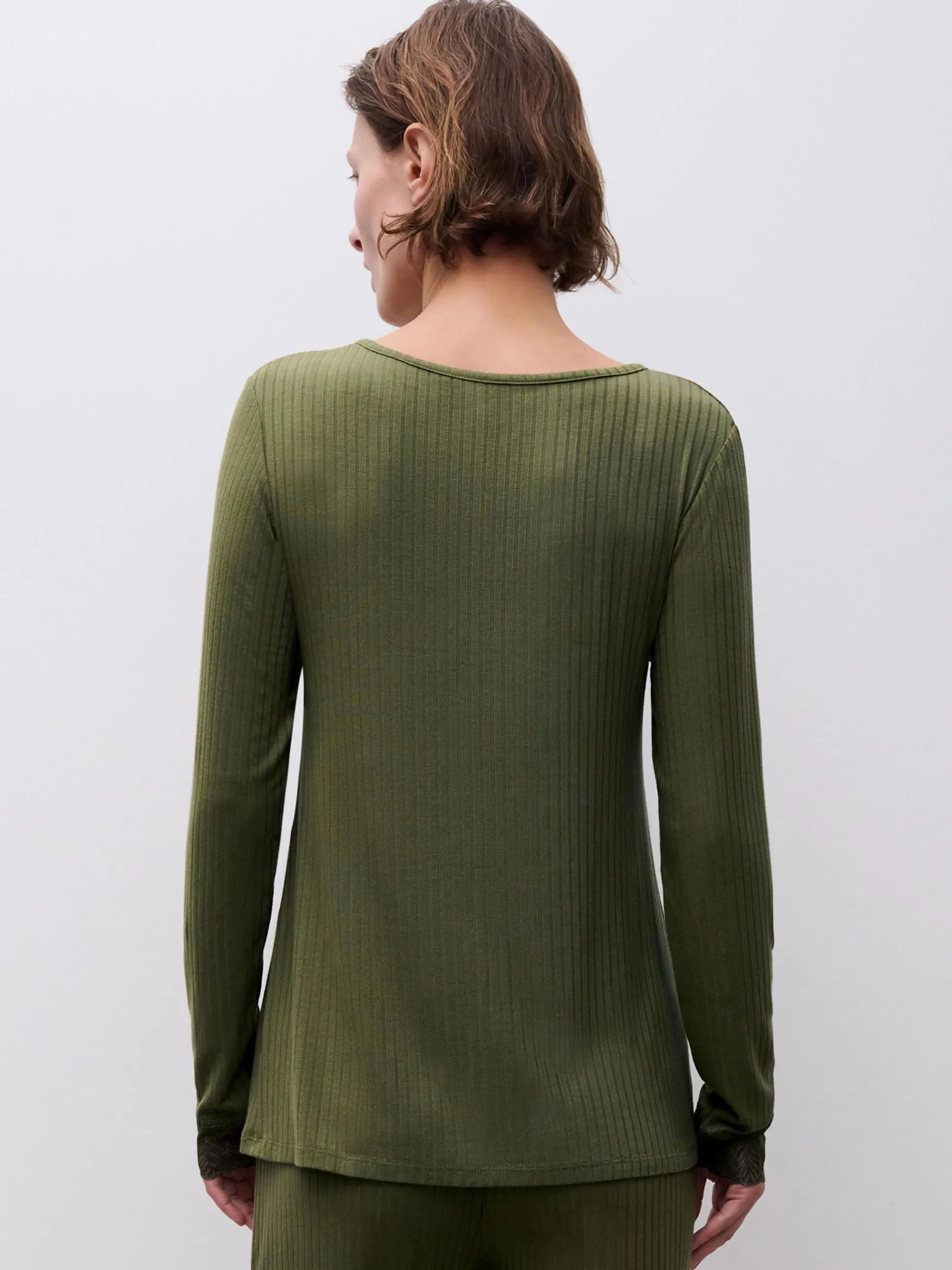 Femilet LAUREL Top lange mouw - Winter Moss