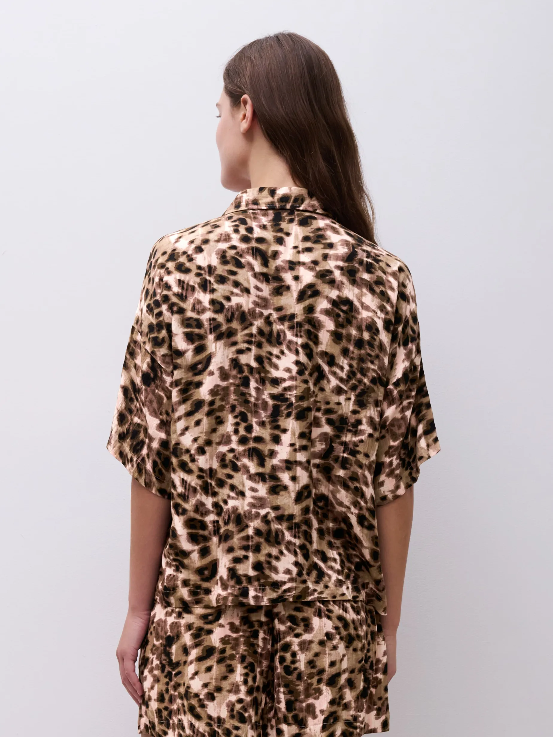 Femilet LAYLA Top korte mouw - Acorn Leo