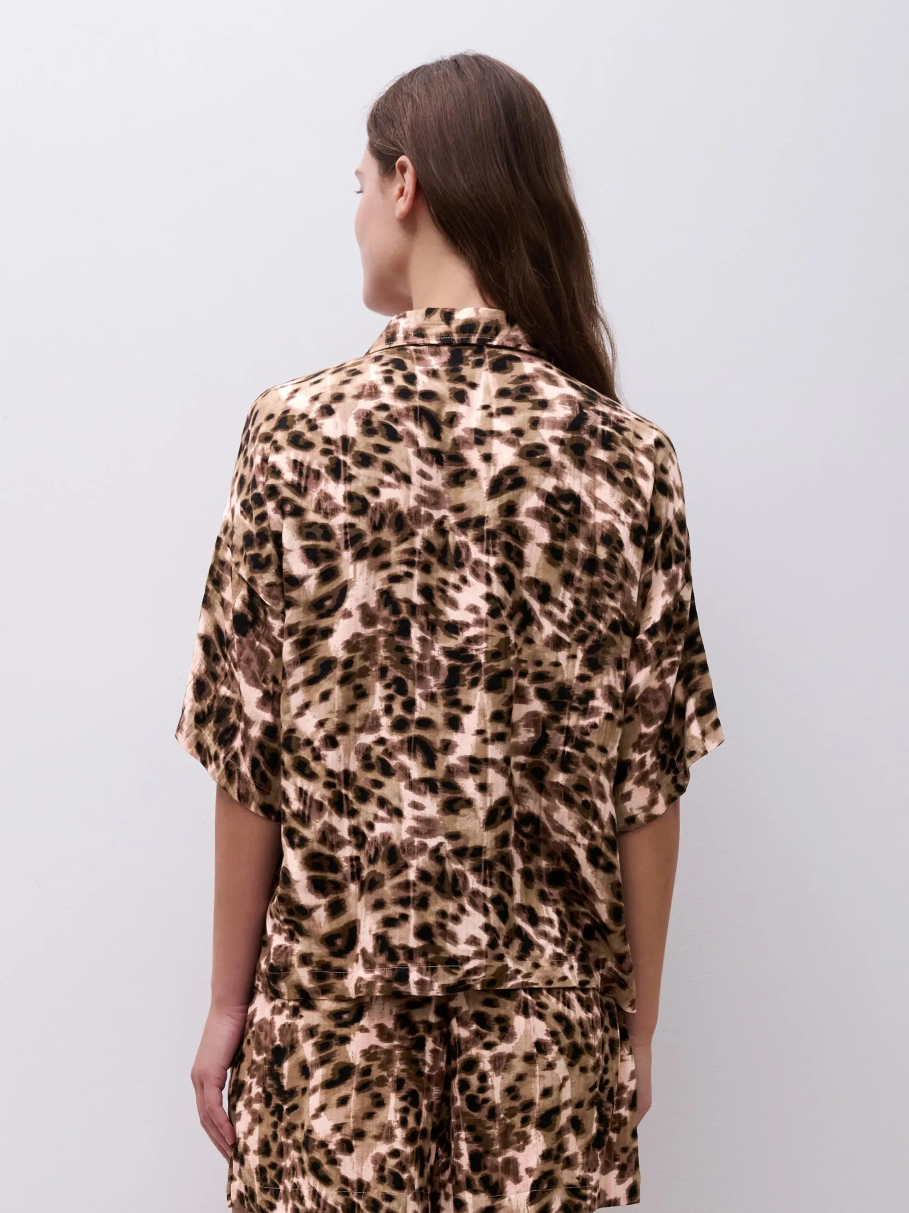 Femilet LAYLA Top korte mouw - Acorn Leo