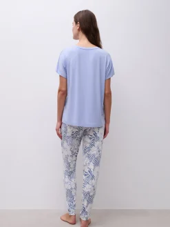 Femilet LORAINE Top korte mouw - Lilac Blue