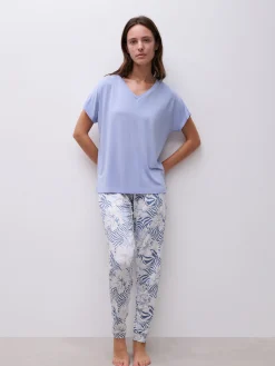 Femilet LORAINE Top korte mouw - Lilac Blue