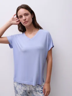 Femilet LORAINE Top korte mouw - Lilac Blue