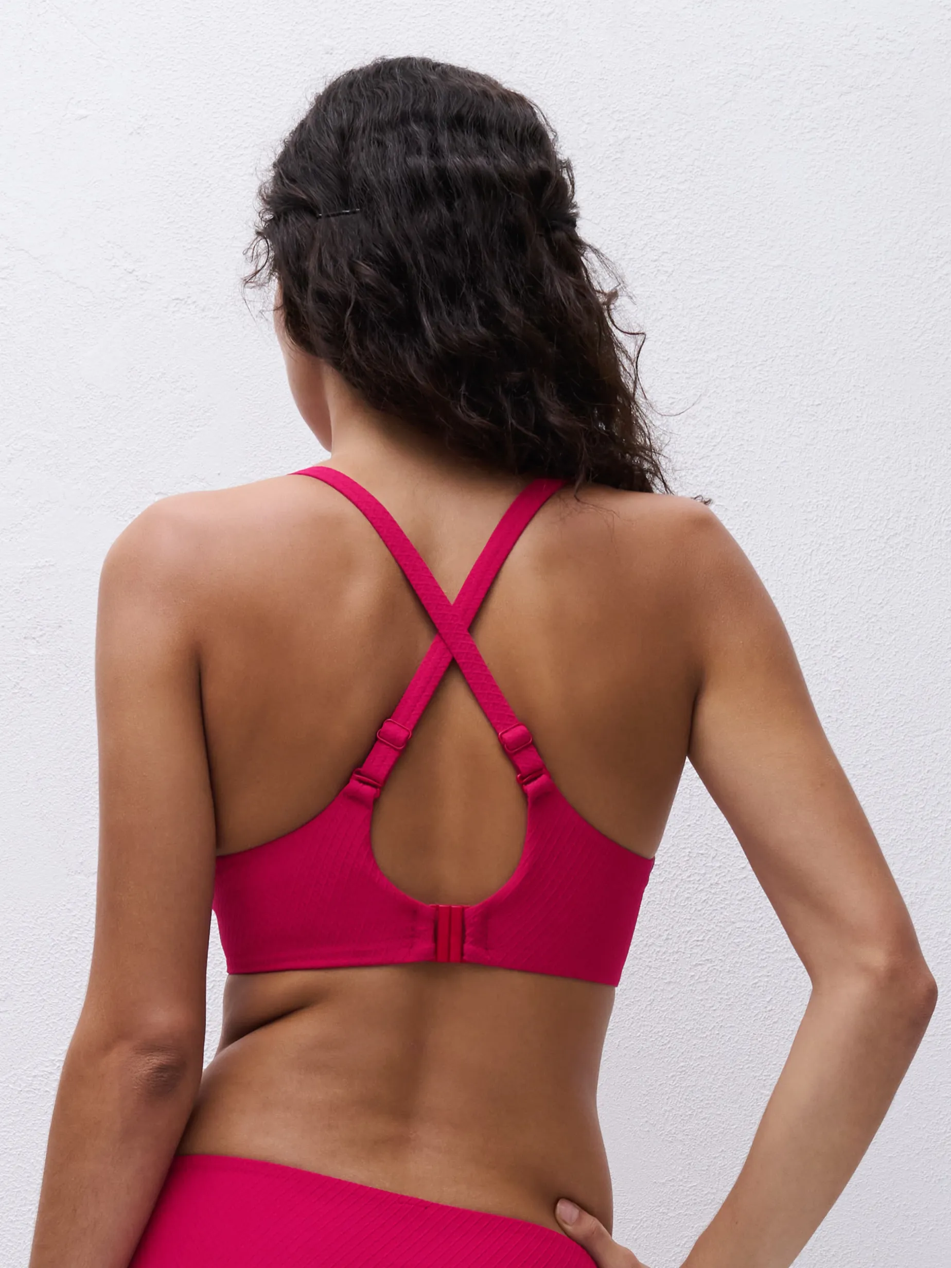 Femilet NAVARINO Niet voorgevormde bikinitop - Berry Magenta