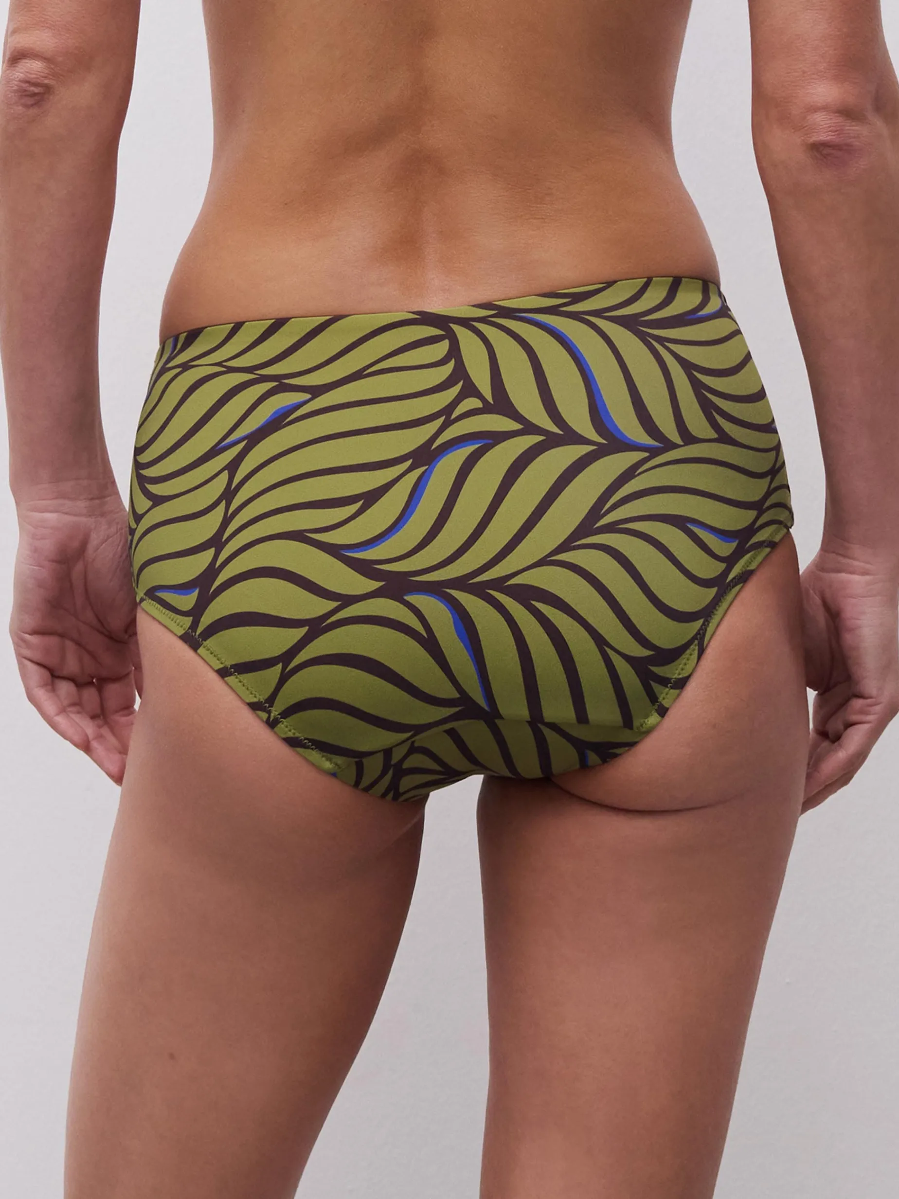 Femilet RIVERO Mid bikini broekje - Coffee Leaves
