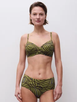 Femilet RIVERO Mid bikini broekje - Coffee Leaves