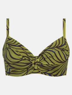Femilet RIVERO Niet voorgevormde bikinitop - Coffee Leaves
