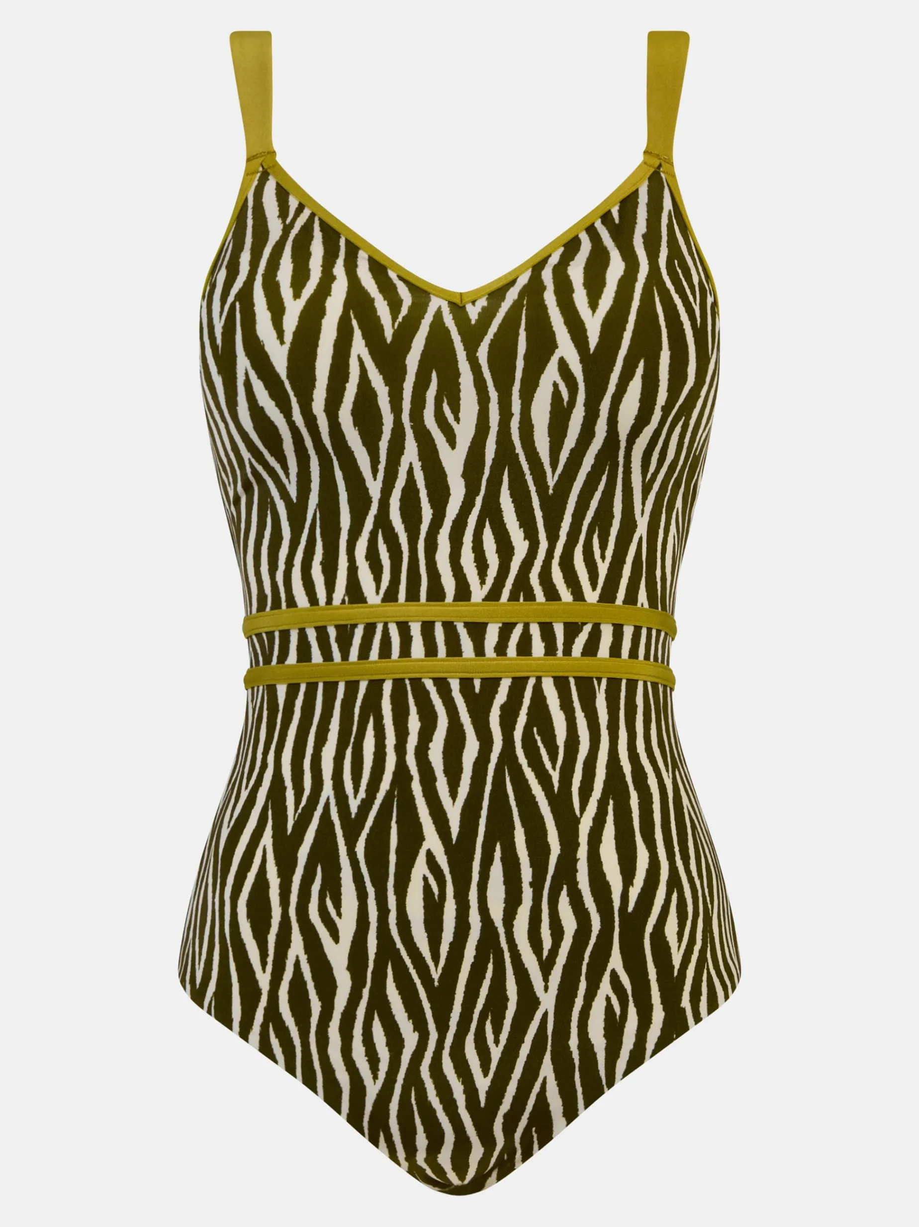 Femilet SIFNOS Beugelloos badpak met softcups - Safari Green