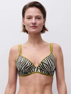 Femilet SIFNOS Voorgevormde bikini top - Safari Green