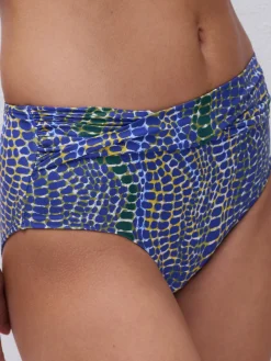Femilet TAULA Mid bikini broekje - Blue snake