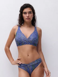 Femilet TAULA Niet voorgevormde bikinitop - Blue snake