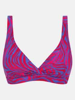 Femilet TIDRA Niet voorgevormde bikini top - Berry Jungle