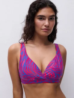 Femilet TIDRA Niet voorgevormde bikini top - Berry Jungle