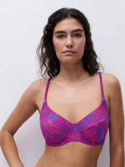 Femilet TIDRA Niet voorgevormde bikinitop - Berry Jungle