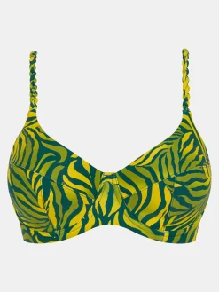 Femilet TIDRA Niet voorgevormde bikinitop - Yellow Jungle