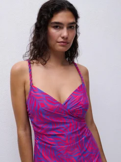 Femilet TIDRA Tankini top met softcups - Berry Jungle