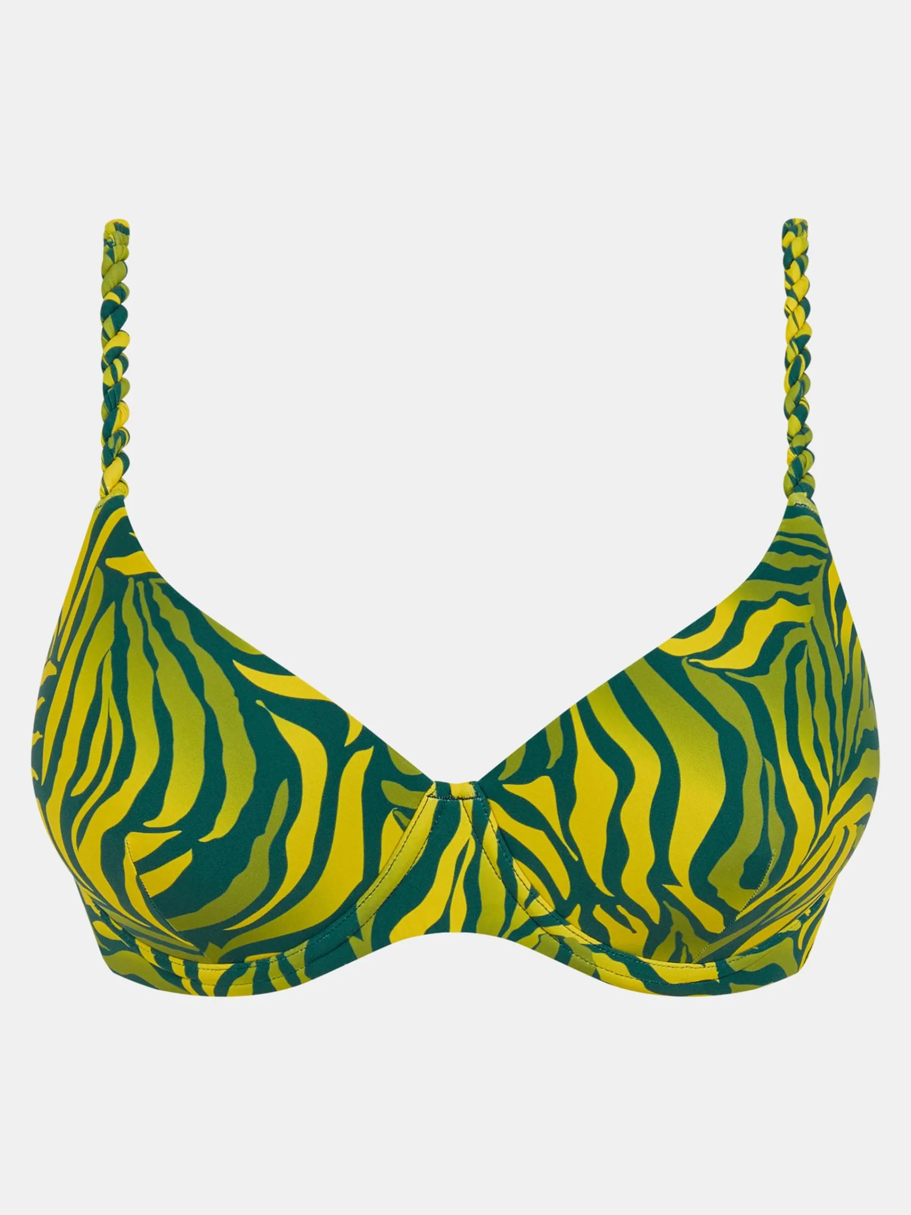 Femilet TIDRA Voorgevormde bikini top - Yellow Jungle
