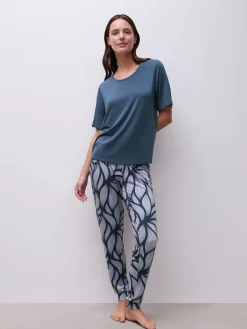 Femilet YARA Top korte mouw - Dark Denim