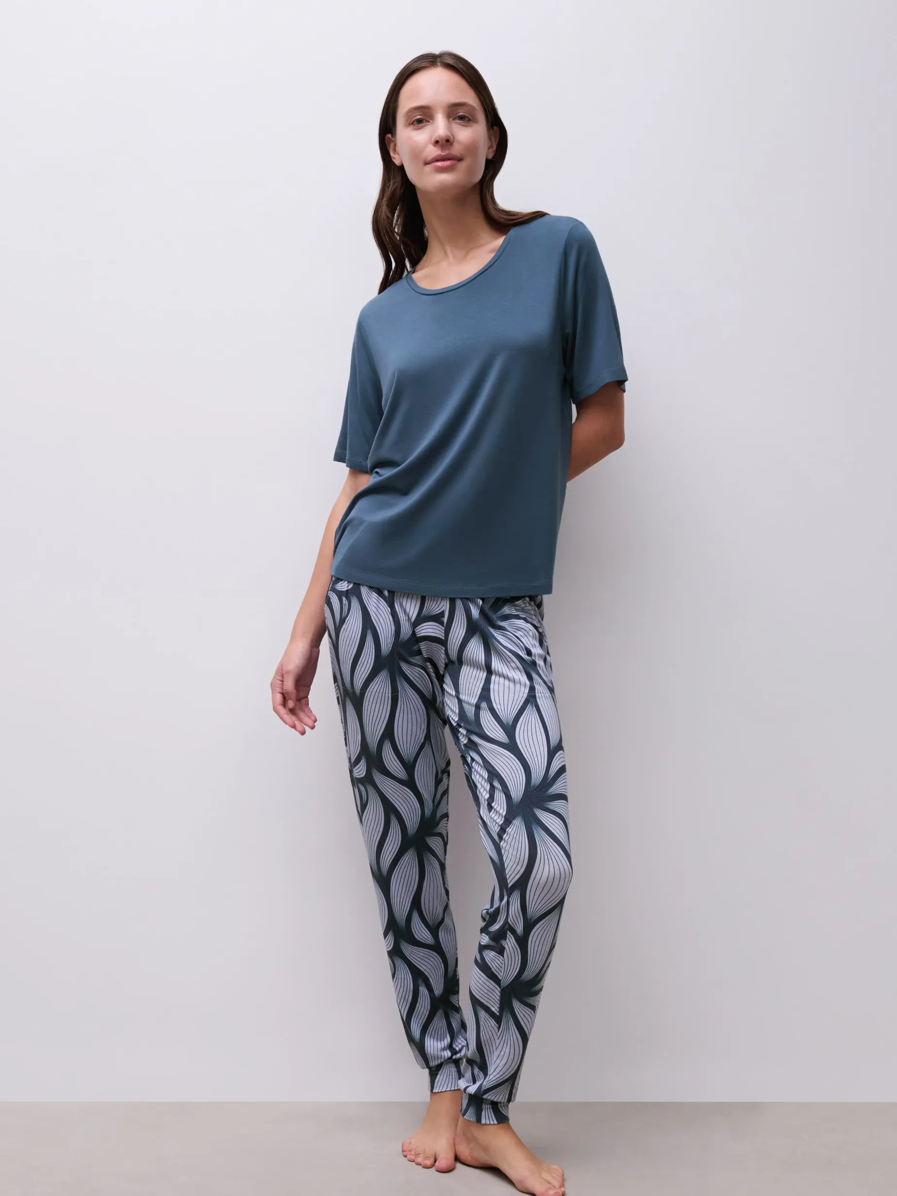 Femilet YARA Top korte mouw - Dark Denim