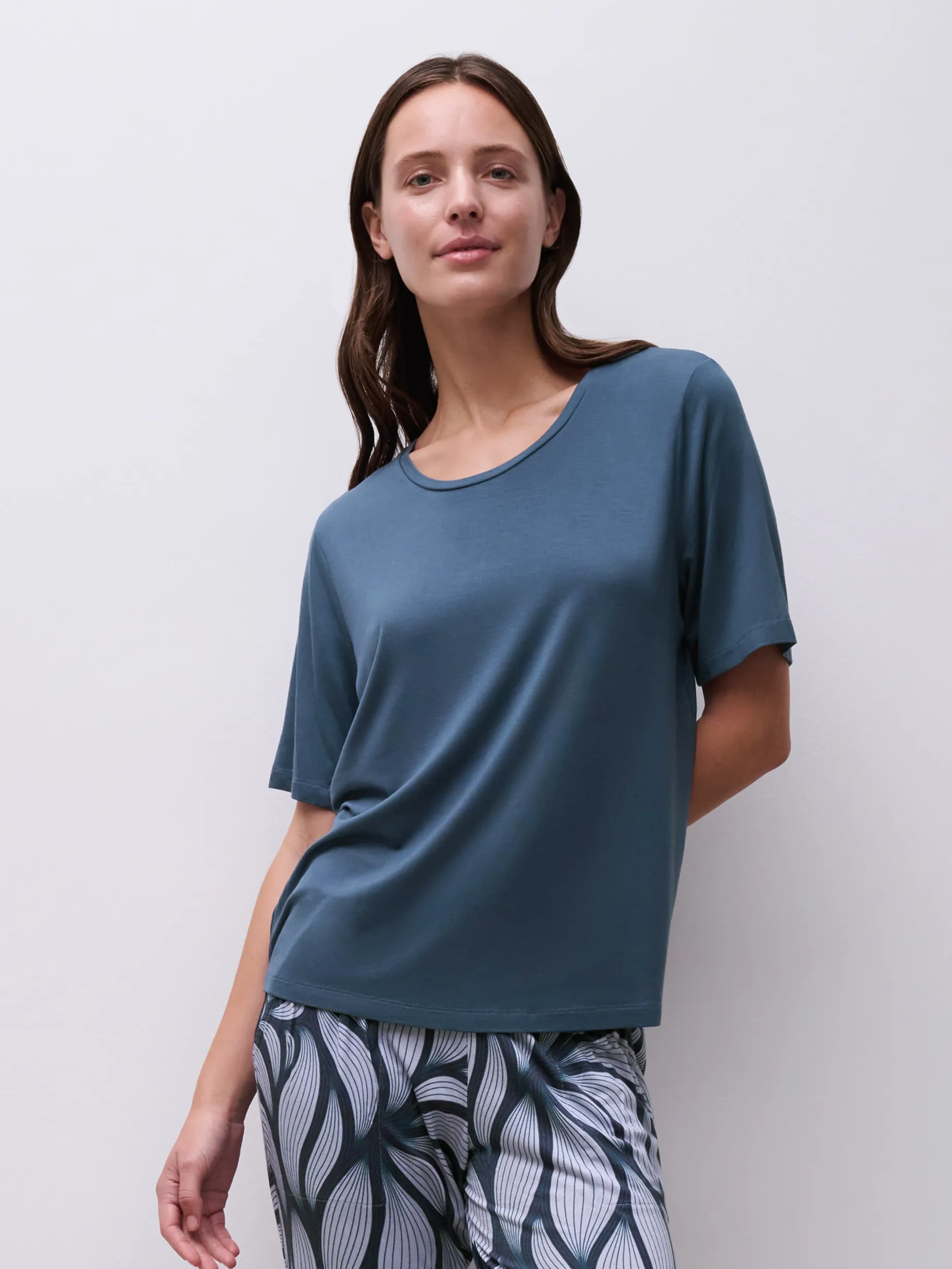 Femilet YARA Top korte mouw - Dark Denim