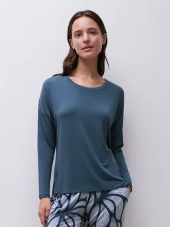 Femilet YARA Top lange mouw - Dark Denim