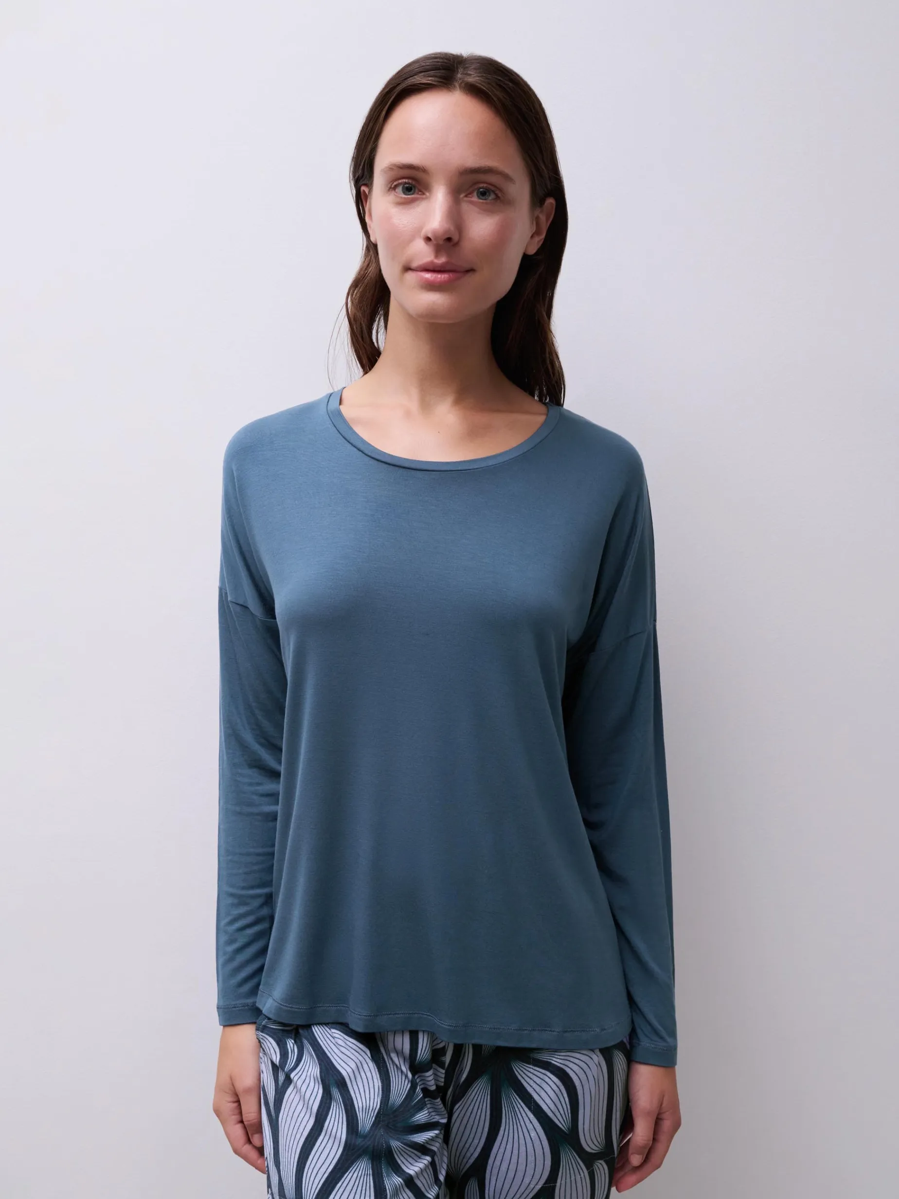Femilet YARA Top lange mouw - Dark Denim