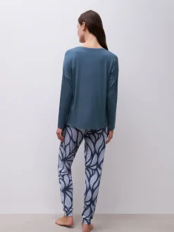 Femilet YARA Top lange mouw - Dark Denim