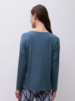 Femilet YARA Top lange mouw - Dark Denim