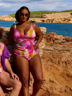Livera BARBADOS Bethany Tankini - Colorful leaves