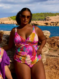 Livera BARBADOS Bethany Tankini - Colorful leaves