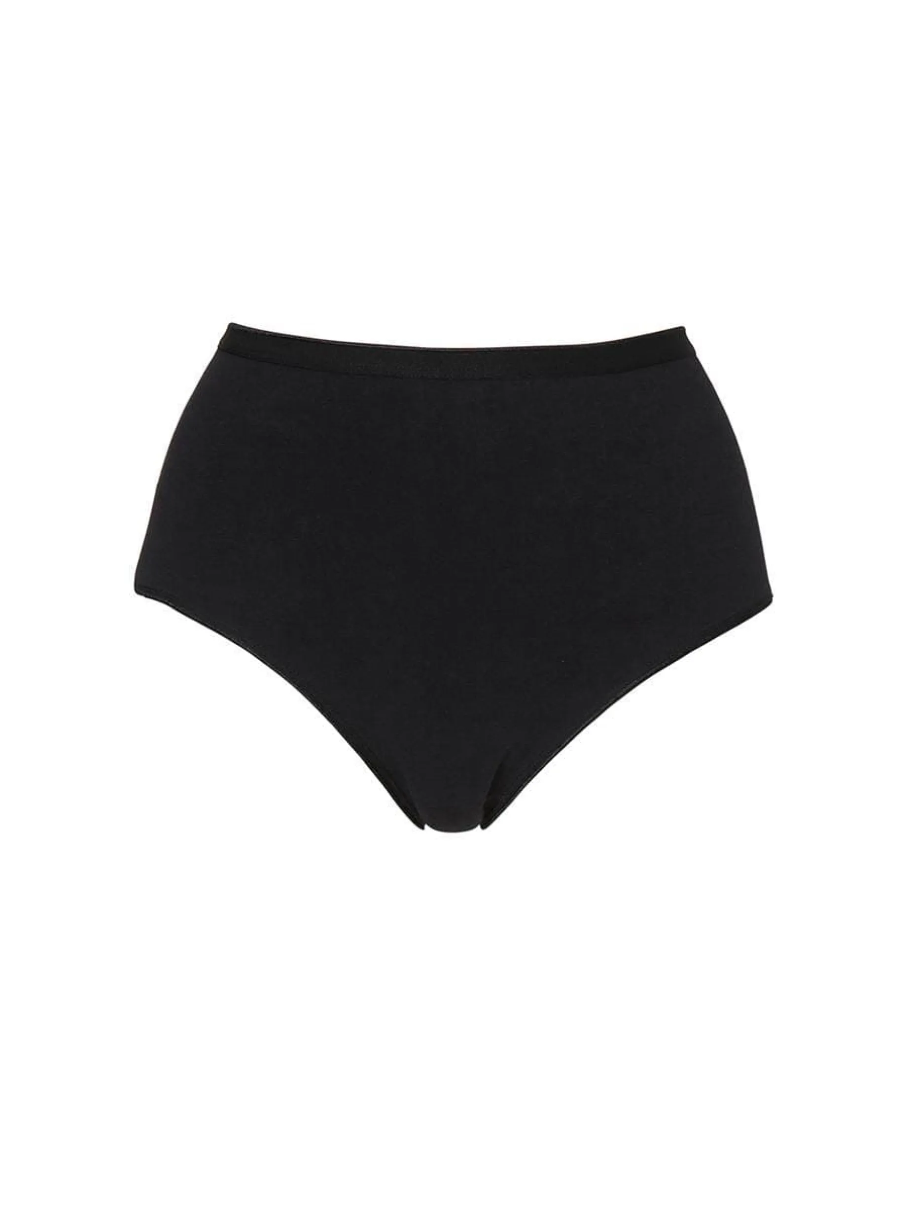 Livera Cotton Hoge Taille Slip Anna - Zwart