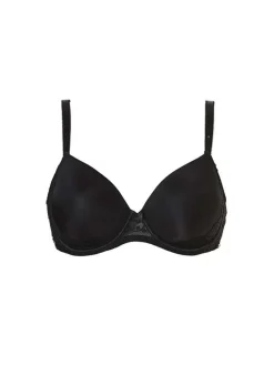 Livera Lisa Micro Lace Voorgevormde T-shirt BH - Zwart