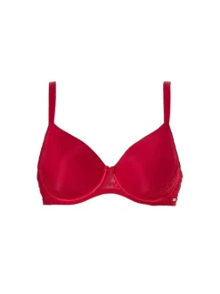 Livera Lisa Micro Lace Voorgevormde T-shirt BH - Passion Red