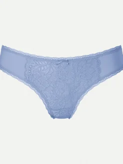 Livera Micro Lace Sasja String - Lilac Blue