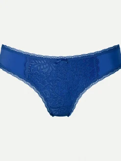 Livera Micro Lace Sasja String - Fel Blauw
