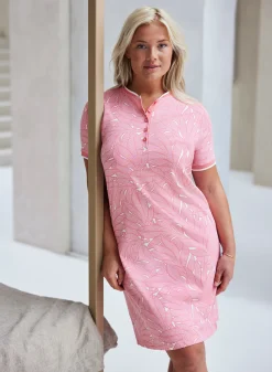 Livera NICOLLE Nachthemd korte mouw - Pink Mosaic